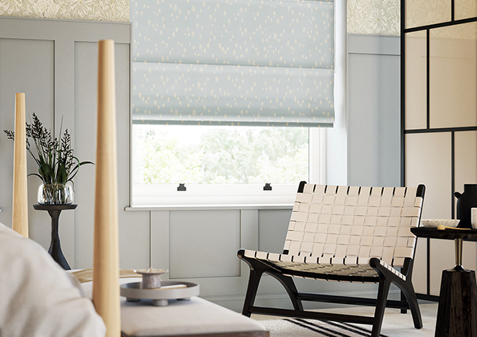 Norrland, Steam Blue - Roman Blind - Image 5